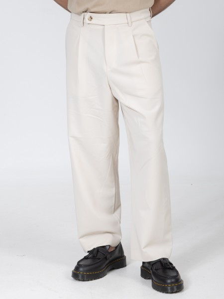 NINETEEN Pants K26-1006 Ecru NINETEEN - 1