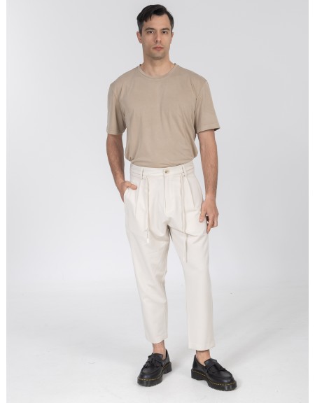 NINETEEN Pants K26-1010 Beige NINETEEN - 4