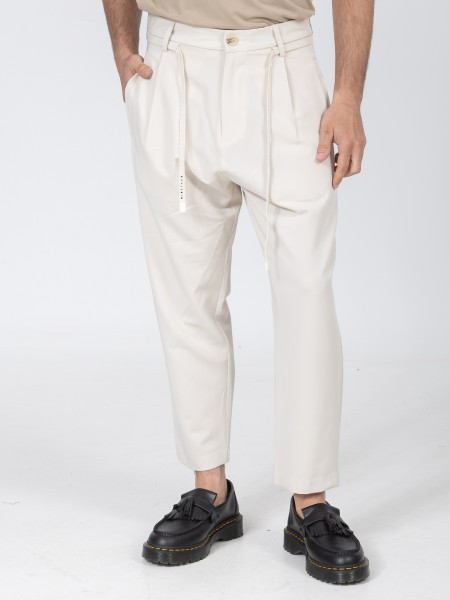NINETEEN Pants K26-1010 Beige NINETEEN - 1