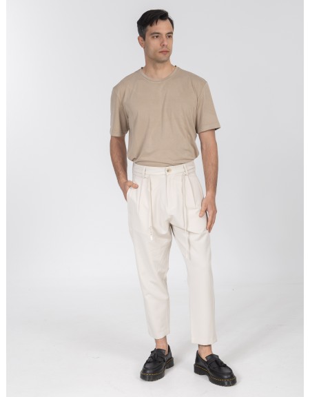 NINETEEN Pants K26-1010 Beige NINETEEN - 6