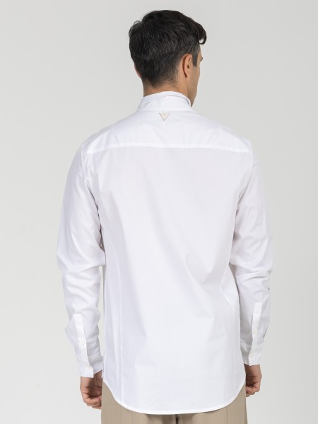NINETEEN Mao Shirt K26-1085 White NINETEEN - 2