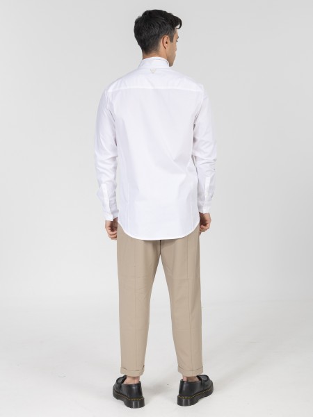 NINETEEN Mao Shirt K26-1085 White NINETEEN - 5