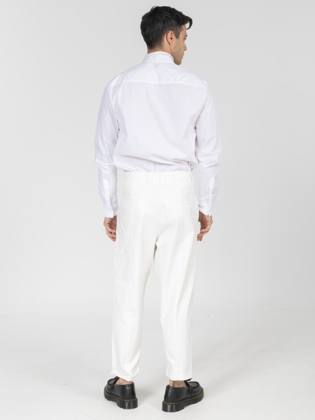 NINETEEN Pants K26-1009 Ecru - White NINETEEN - 5