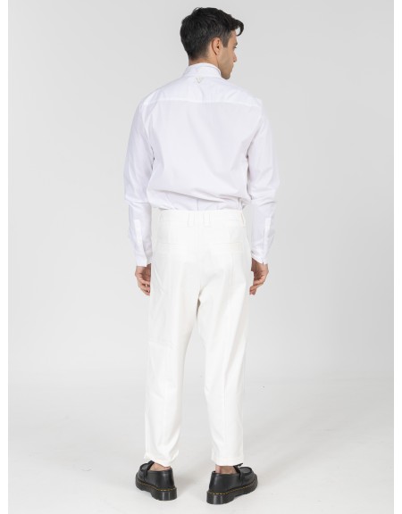 NINETEEN Pants K26-1009 Ecru - White NINETEEN - 5