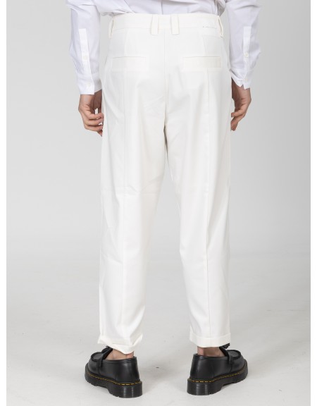 NINETEEN Pants K26-1009 Ecru - White NINETEEN - 2