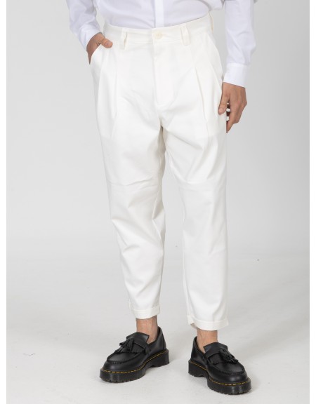 NINETEEN Pants K26-1009 Ecru - White NINETEEN - 6