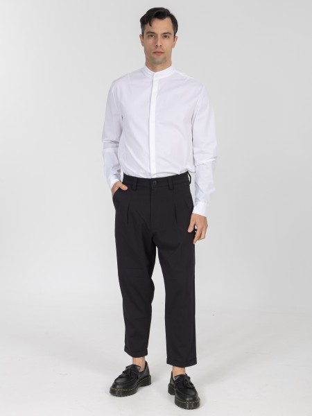 NINETEEN Pants K26-1009 Black NINETEEN - 4