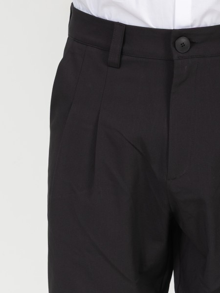 NINETEEN Pants K26-1009 Black NINETEEN - 3