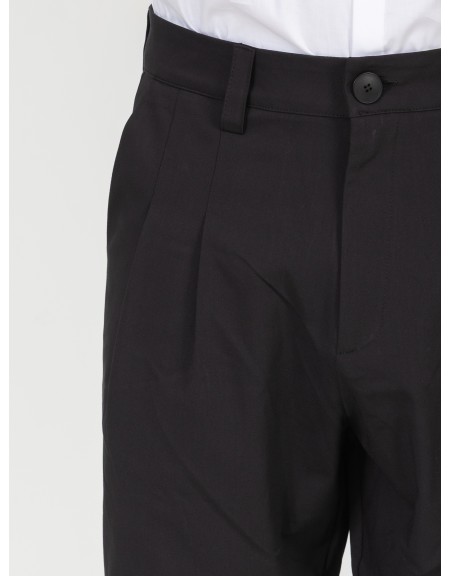 NINETEEN Pants K26-1009 Black NINETEEN - 3