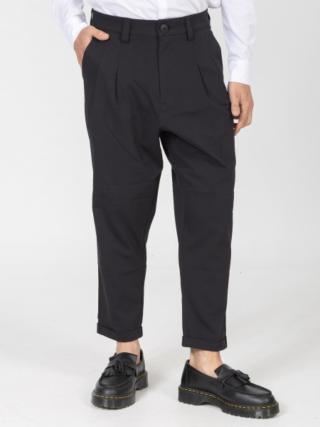 NINETEEN Pants K26-1009 Black NINETEEN - 6