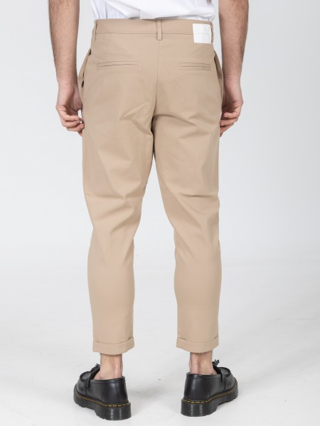 NINETEEN Pants K26-1008 Beige NINETEEN - 2