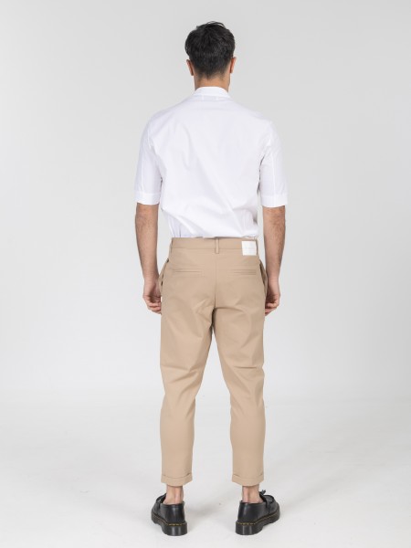 NINETEEN Pants K26-1008 Beige NINETEEN - 5