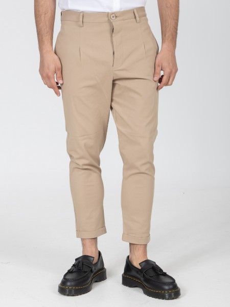 NINETEEN Pants K26-1008 Beige NINETEEN - 1