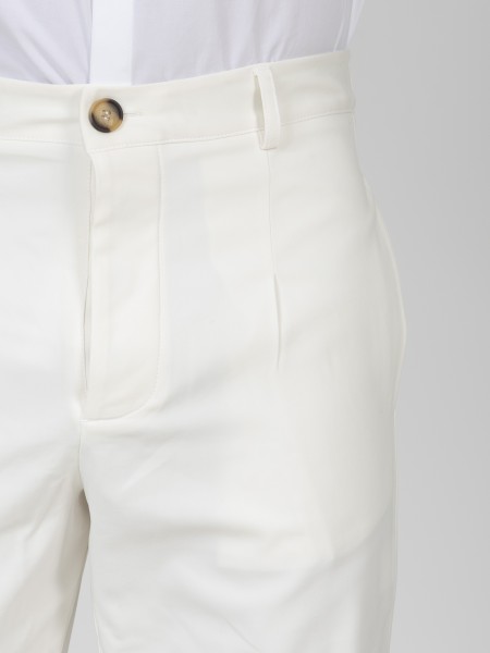 NINETEEN Pants K26-1008 Ecru NINETEEN - 3