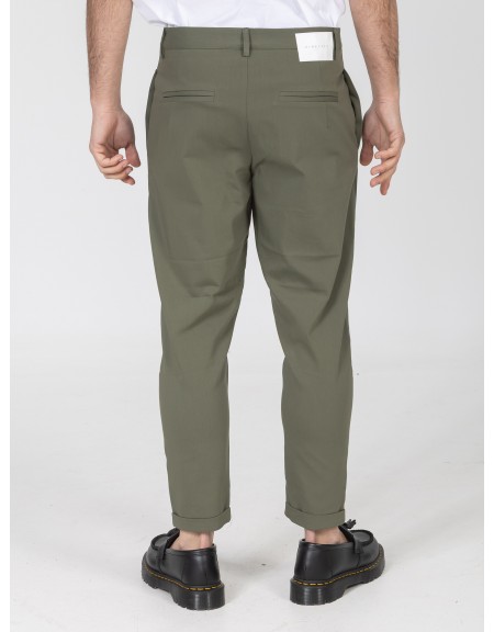 NINETEEN Pants K26-1008 Olive NINETEEN - 2