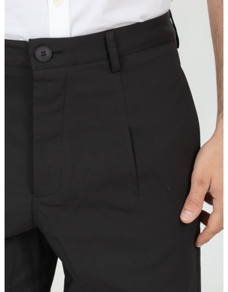 NINETEEN Pants K26-1008 Black NINETEEN - 1