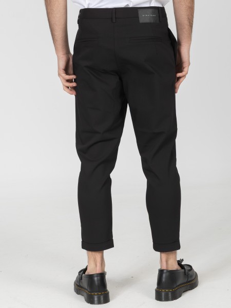 NINETEEN Pants K26-1008 Black NINETEEN - 5