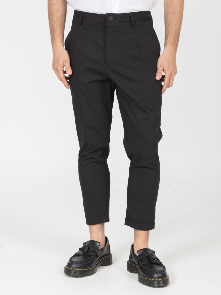 NINETEEN Pants K26-1008 Black NINETEEN - 6