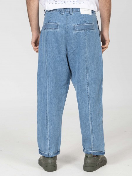 NINETEEN Jean pants K26-1030 Light blue NINETEEN - 2