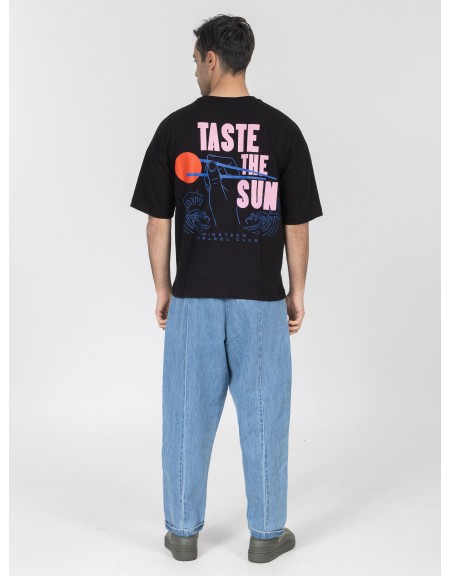 NINETEEN T-shirt K26-1075 Μαύρο NINETEEN - 6