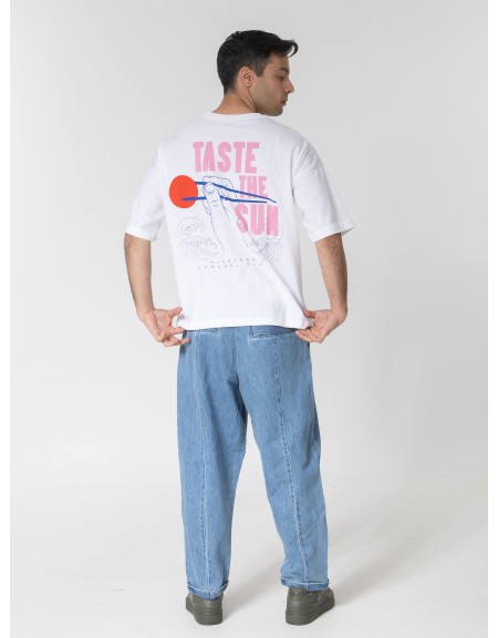 NINETEEN T-shirt K26-1075 Λευκό NINETEEN - 5
