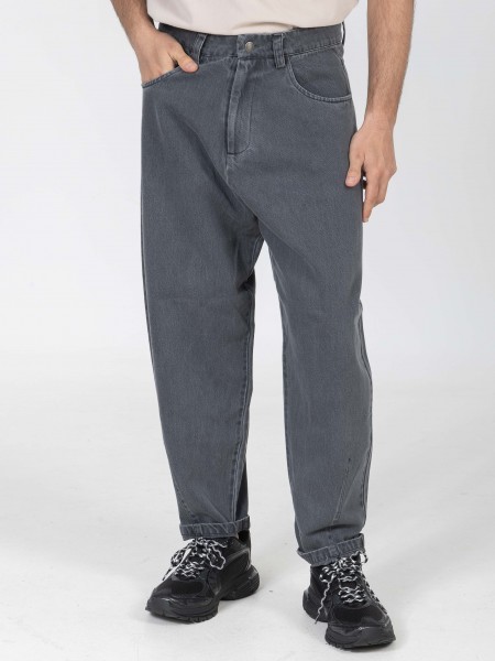 NINETEEN Jean pants K26-1028 Gray - Anthracite NINETEEN - 1