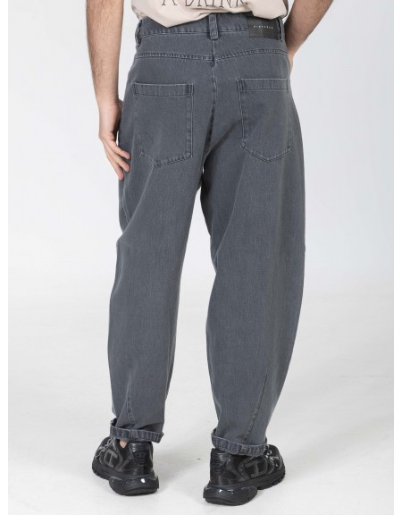 NINETEEN Jean pants K26-1028 Gray - Anthracite NINETEEN - 2