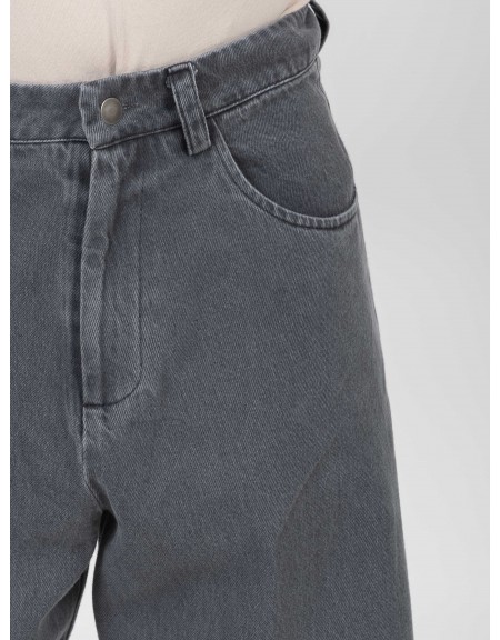 NINETEEN Jean pants K26-1028 Gray - Anthracite NINETEEN - 3