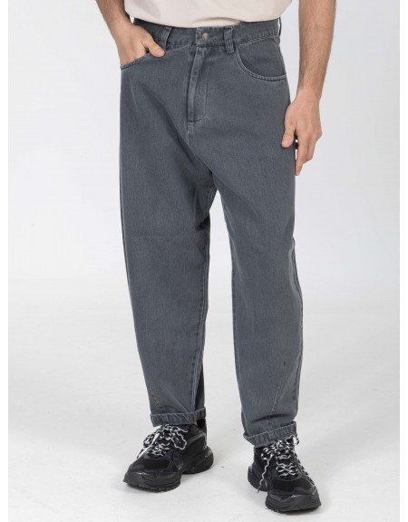 NINETEEN Jean pants K26-1028 Gray - Anthracite NINETEEN - 9