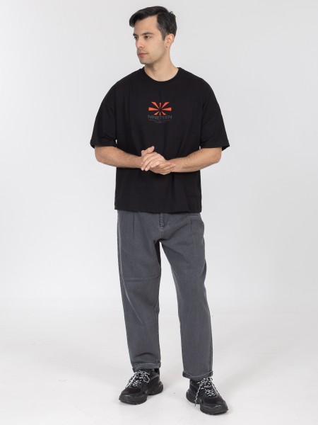 NINETEEN T-shirt K26-1073 Black NINETEEN - 1