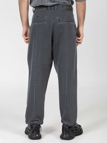 NINETEEN Jean pants K26-1030 Grey - Anthracite NINETEEN - 2