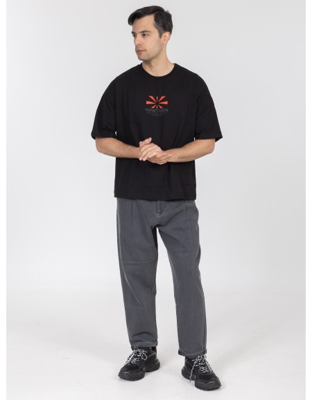 NINETEEN Jean παντελόνι K26-1030 Γκρι - Ανθρακί NINETEEN - 6