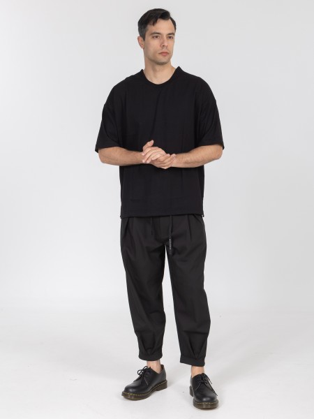 NINETEEN T-shirt K26-1033 Black NINETEEN - 4