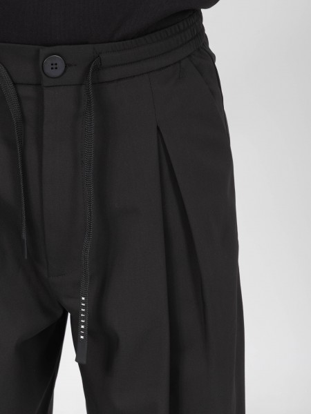 1.IX Pants K26-1.IX1007 Black NINETEEN - 3