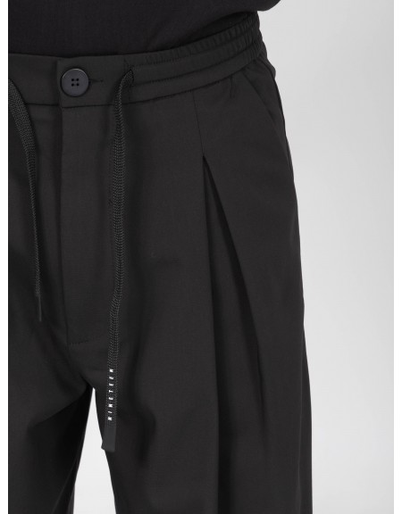 1.IX Pants K26-1.IX1007 Black NINETEEN - 3