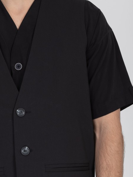 1.IX Vest K26-1.IX1006 Black NINETEEN - 3