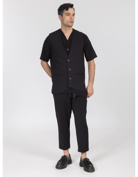 1.IX Vest K26-1.IX1006 Black NINETEEN - 6