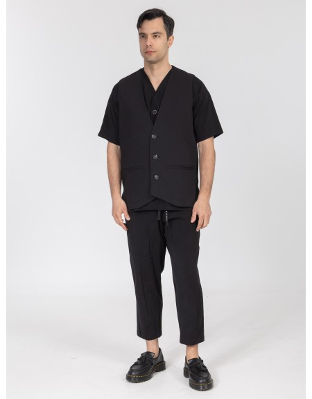 1.IX Vest K26-1.IX1006 Black NINETEEN - 4