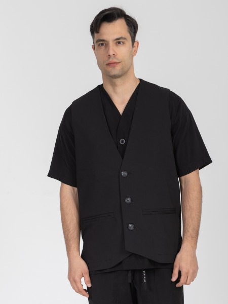1.IX Vest K26-1.IX1006 Black NINETEEN - 1