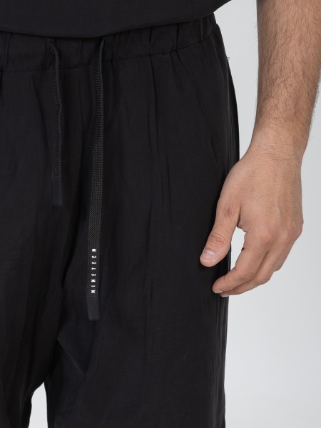 1.IX Pants K26-1.IX1027 Black NINETEEN - 3