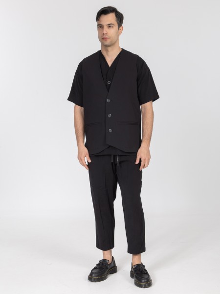 1.IX Pants K26-1.IX1027 Black NINETEEN - 5