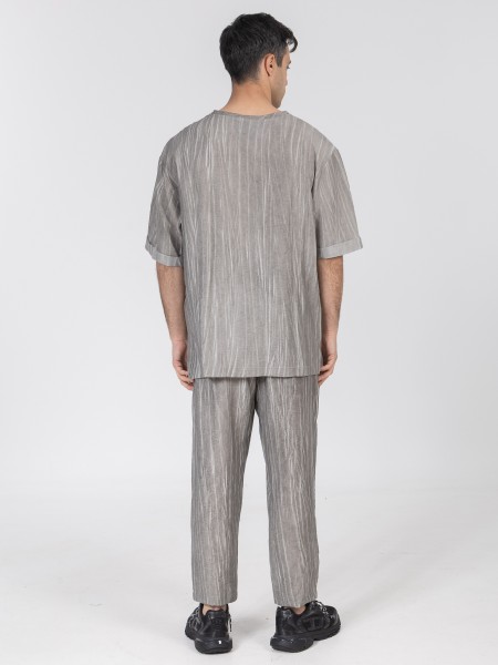 1.IX T-shirt K26-1.IX1003 Grey NINETEEN - 5