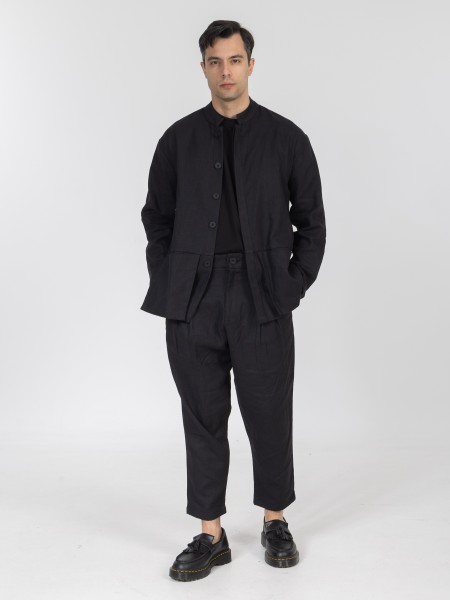 1.IX Mao Shirt K26-1.IX1023 Black NINETEEN - 6