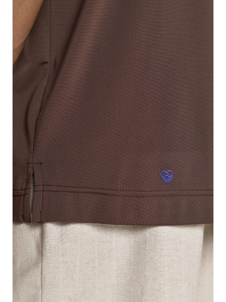 DIVERSE T-shirt 23047-281-452 Brown DIVERSE - 2