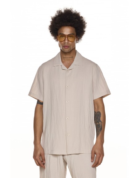 DIVERSE Short sleeve shirt 26046-395-483 Beige DIVERSE - 1