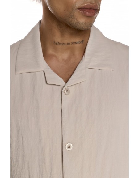DIVERSE Short sleeve shirt 26046-395-483 Beige DIVERSE - 2