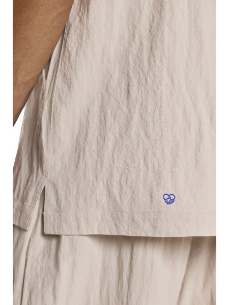 DIVERSE Short sleeve shirt 26046-395-483 Beige DIVERSE - 3