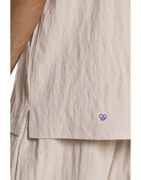 DIVERSE Short sleeve shirt 26046-395-483 Beige DIVERSE - 3