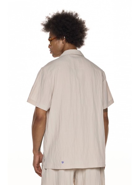 DIVERSE Short sleeve shirt 26046-395-483 Beige DIVERSE - 4