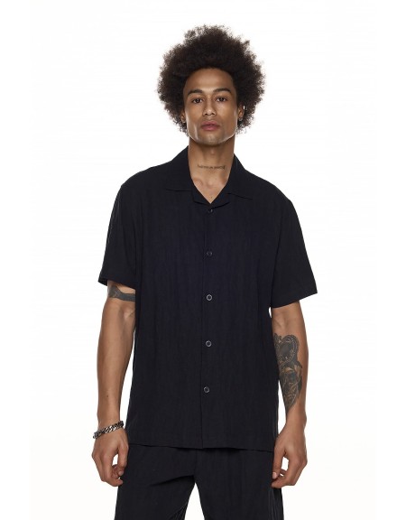 DIVERSE Short sleeve shirt 26046-395-483 Black DIVERSE - 1
